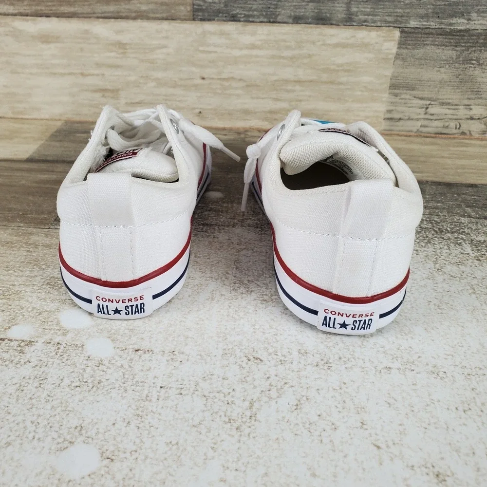 Converse Chuck Taylor All Stars Boys Shoes Sz 10 White Comfort Lace Up Sneakers